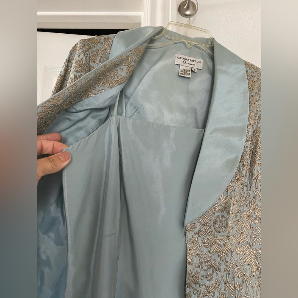 Adrianna Papell Two Piece Wedding Gown - Picture 3 of 4